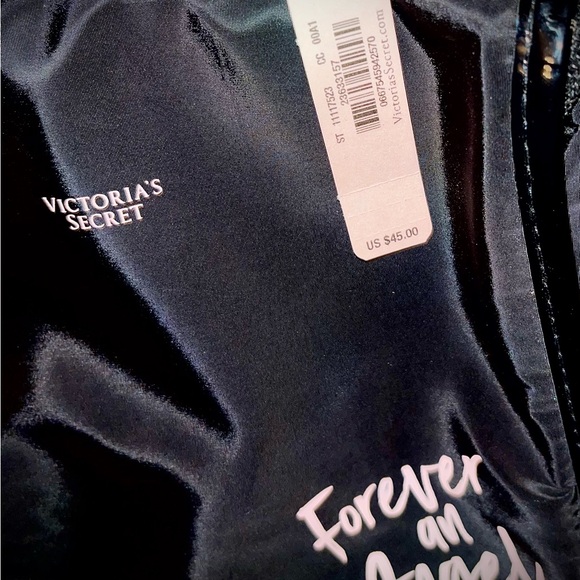 Victoria's Secret Black Cosmetic Bag - Forever an Angel - Picture 2 of 4